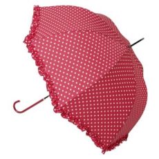 Parapluie rouge  poids blancs