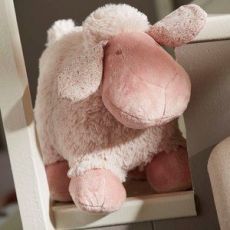 Peluche mouton rose